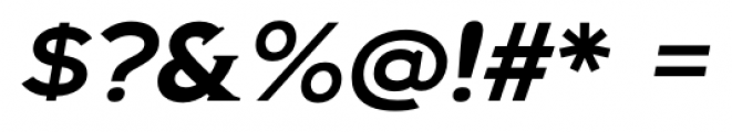 Biondi SemiBold Italic Font OTHER CHARS