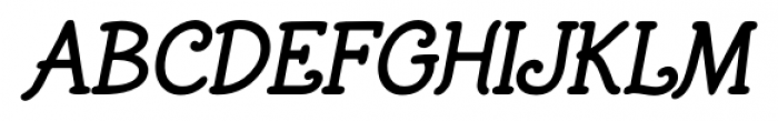 BiracDT Bold Oblique Font UPPERCASE