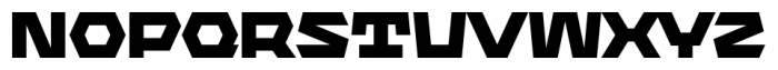 Bismuth Black Font LOWERCASE