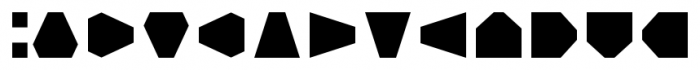 Bismuth Symbols Font LOWERCASE