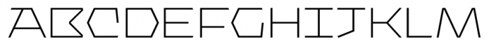 Bismuth Thin Font LOWERCASE