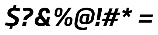 Bitner Bold Italic Font OTHER CHARS