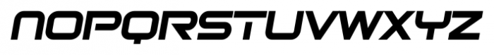 Bitsumishi Pro Bold Oblique Font LOWERCASE