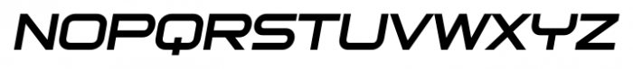 Bitsumishi Pro Medium Oblique Font UPPERCASE