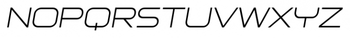 Bitsumishi Pro Thin Oblique Font UPPERCASE