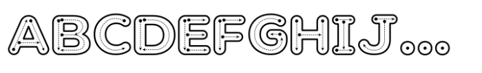 BIG Alphabet Tracing Font UPPERCASE