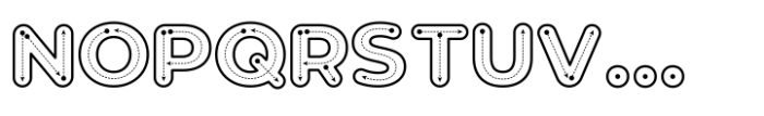 BIG Alphabet Tracing Font UPPERCASE