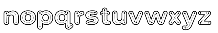 BIG Alphabet Tracing Font LOWERCASE