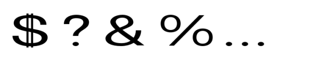 Bia Sans Low Light Expanded Font OTHER CHARS