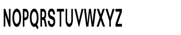 Bia Sans Low Medium Compressed Font UPPERCASE