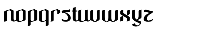 Biabic Arabic Font LOWERCASE