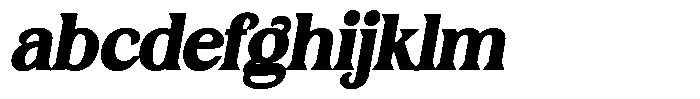 Bianca Morris Bold Italic FONT
