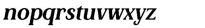 Bianca Morris Italic Font LOWERCASE