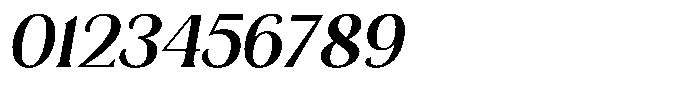 Bianca Morris Light Italic Font OTHER CHARS