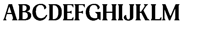 Bianca Morris Regular Font UPPERCASE