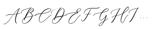 Biancha Script Font UPPERCASE