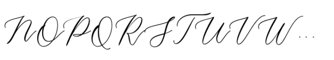 Biancha Script Font UPPERCASE