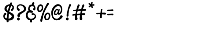 Biarista Regular Font OTHER CHARS