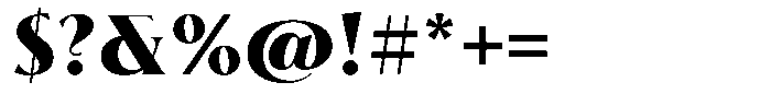 Biarritz Black Font OTHER CHARS