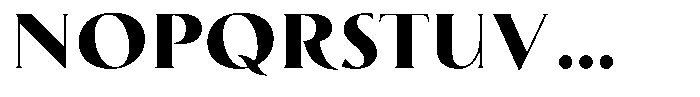 Biarritz Black Font UPPERCASE