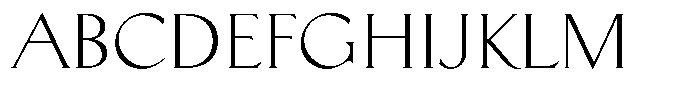 Biarritz Extra Light Font UPPERCASE