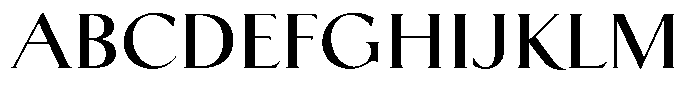 Biarritz Medium Font UPPERCASE