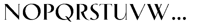 Biarritz Medium Font UPPERCASE