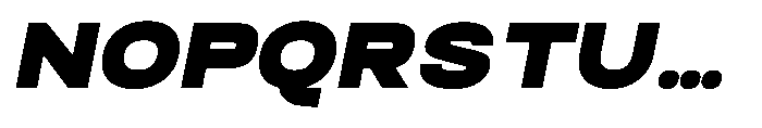 Biarty Black Oblique Font UPPERCASE