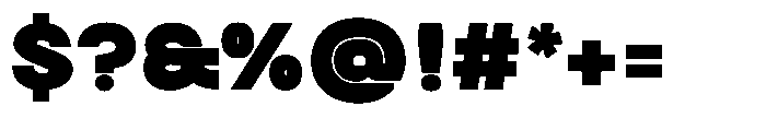 Biarty Black Font OTHER CHARS