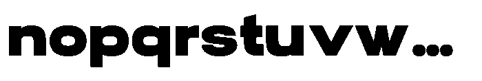 Biarty Black Font LOWERCASE