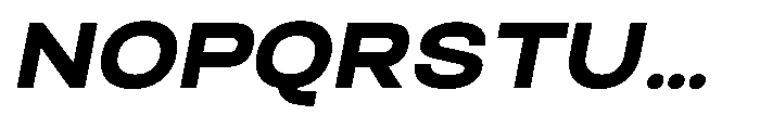 Biarty Bold Oblique Font UPPERCASE