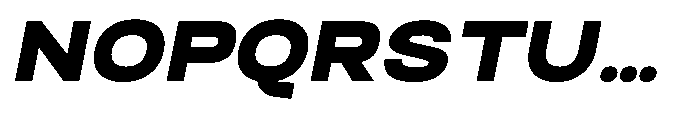 Biarty Extra Bold Oblique Font UPPERCASE