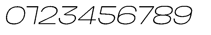 Biarty Extra Light Oblique Font OTHER CHARS
