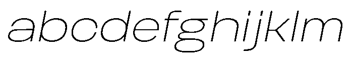Biarty Extra Light Oblique FONT