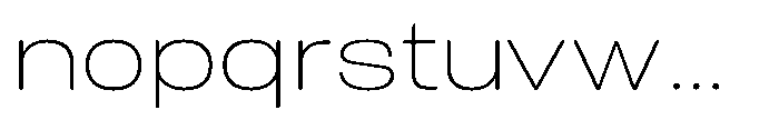 Biarty Extra Light Font LOWERCASE