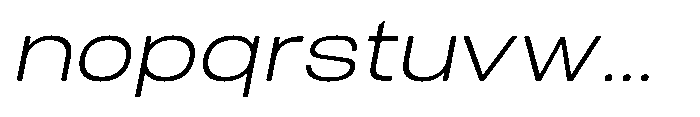 Biarty Light Oblique Font LOWERCASE