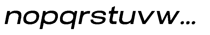 Biarty Medium Oblique Font LOWERCASE