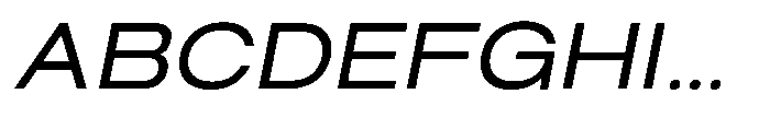 Biarty Oblique Font UPPERCASE