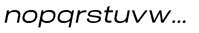 Biarty Oblique Font LOWERCASE