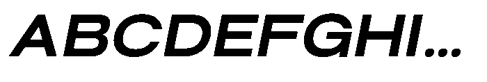Biarty Semi Bold Oblique Font UPPERCASE