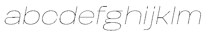 Biarty Thin Oblique FONT