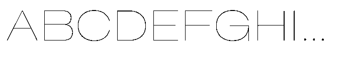 Biarty Thin Font UPPERCASE
