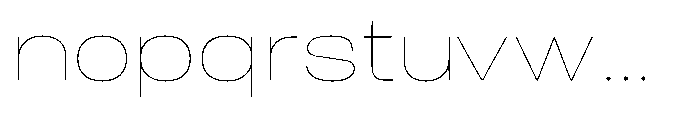 Biarty Thin Font LOWERCASE