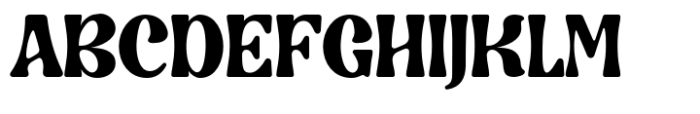 Bibalgo Font UPPERCASE