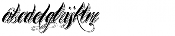 Bibiana Bold Shadow Italic Font LOWERCASE