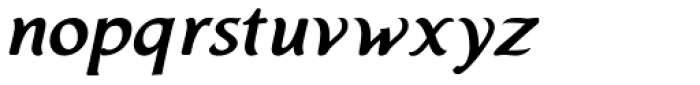 Biblia Bold Italic Font LOWERCASE