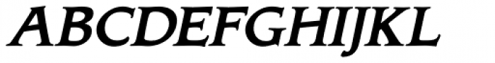 Biblia Serif Bold Italic Font UPPERCASE