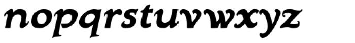 Biblia Serif Bold Italic Font LOWERCASE