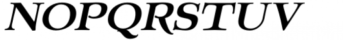 Biblia Serif Display Medium Italic Font UPPERCASE