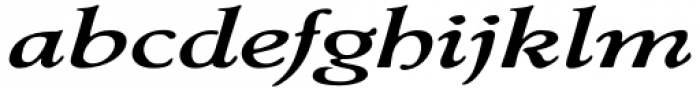 Biblia Serif Display Medium Italic Font LOWERCASE